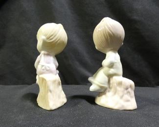 Precious Moments Girl & Boy Salt & Pepper Shakers