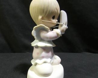 Precious Moments Boy Clown Holding Mask