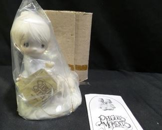 Precious Moments Boy with Dog