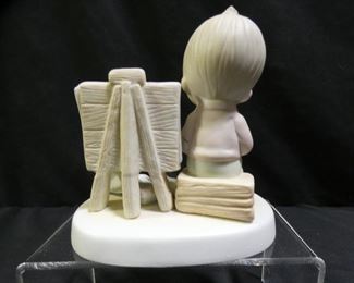 Precious Moments Boy Reading Bible