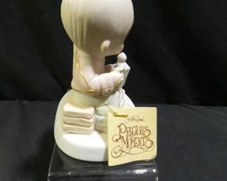 Precious Moments Boy Reading Bible