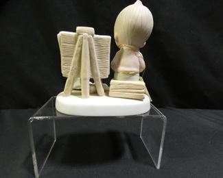 Precious Moments Boy Reading Bible