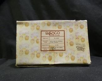 Precious Moments Boy & Dog at Lemonade Stand