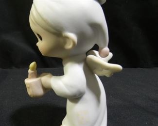 Precious Moments Boy Angel Candle Light