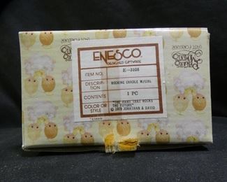 Precious Moments Rocking Cradle with Girl