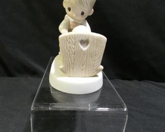 Precious Moments Rocking Cradle with Girl