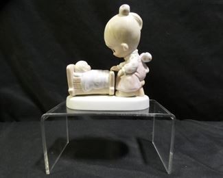 Precious Moments Rocking Cradle with Girl