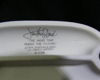 Precious Moments Rocking Cradle with Girl