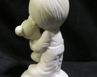 Precious Moments Boy with Teddy Bear