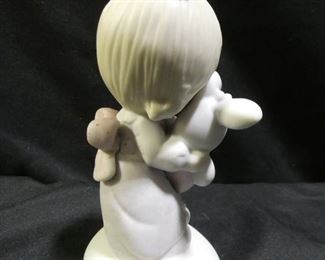 Precious Moments Girl with Bunny