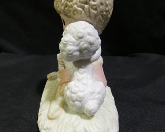 Precious Moments Boy Helping Lamb