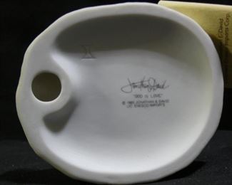 Precious Moments Girl with Goose in Lap Figurine