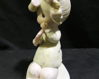 Precious Moments Girl Making Up with Mirror