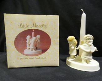 Little Miracles Porcelain Angel Candle holder