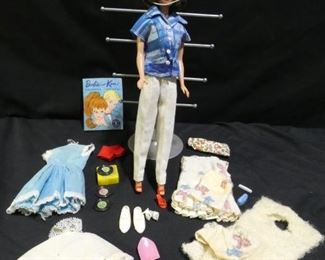 1962 Midge Barbie with Accessories & Magazine