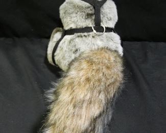 Hand Puppet Squirrel with Harness