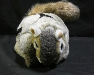 Hand Puppet Squirrel with Harness & O'Ring