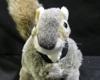 Hand Puppet Squirrel with Harness