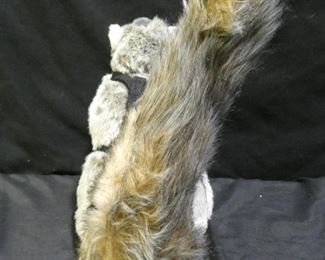 Hand Puppet Squirrel with Harness & O'Ring