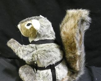 Hand Puppet Squirrel with Harness & O'Ring