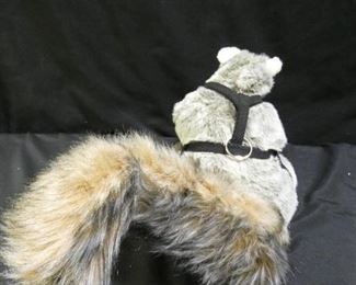 Hand Puppet Squirrel with Harness & O'Ring