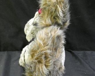 Hand Puppet Squirrel with Harness & Christmas Hat