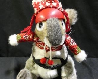 Hand Puppet Squirrel - Harness, Sweater, & Hat