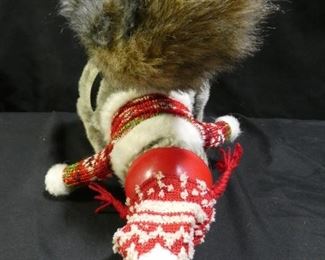 Hand Puppet Squirrel - Harness, Sweater, & Hat