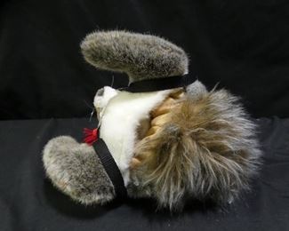 Hand Puppet Squirrel - Harness, Sweater, & Hat