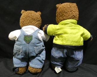 2 Baby Gap Plush Bears in Clasic Jeans