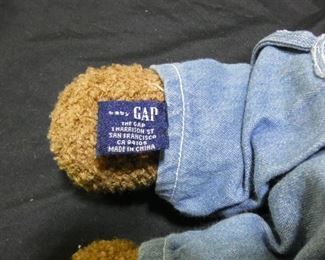 2 Baby Gap Plush Bears in Clasic Jeans