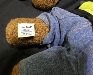 2 Baby Gap Plush Bears in Clasic Jeans