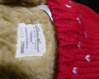 Eddie Bauer Teddy Bear  Named Stine