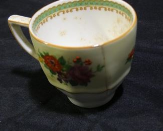 Crown Ducal Ware England Demitasse Cups & Saucer