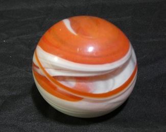 2 Blown Glass Paperweights