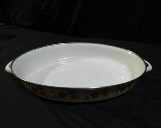 Enamelware Mixing Bowls & Roasting Pan