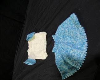 3 New Handmade Knit Doll Outfits