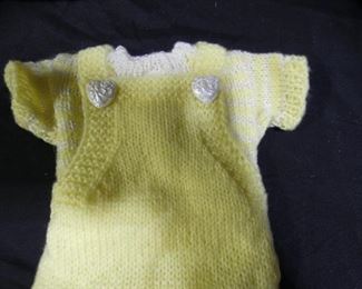 4 New Handmade Knit Doll Outfits
