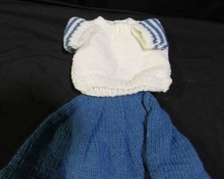 4 New Handmade Knit Doll Skirts & Sweaters