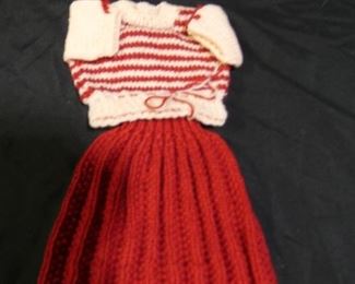 4 New Handmade Knit Doll Jumpers & Skirt