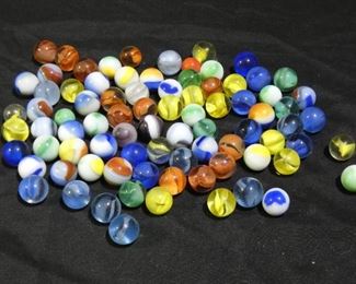82 Assorted Marbles