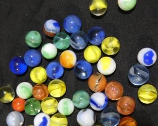 82 Assorted Marbles