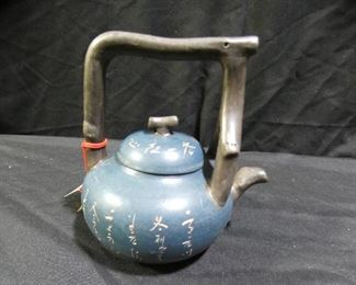 Red Willow Churchill Teapot & Yixng Teapot