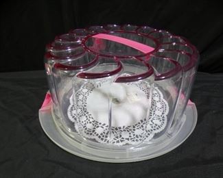 Covered CakeCarrier, Deviled Egg Containers & More