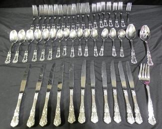 44 pc Gorham 18-10 Stainless Flatware Set