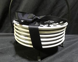 Black & White Polka Dot Mugs, Plates, & More