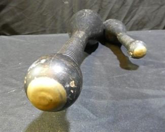 Pair Vintage Wooden Juggling Exercise Circus Pins