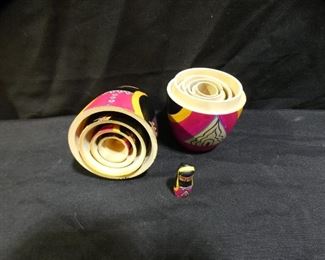 3 Wooden Nesting Doll Sets