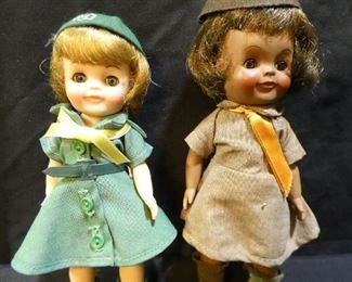 Vintage Effanbee Brownie & Girl Scout Dolls