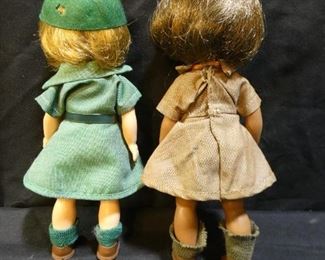 Vintage Effanbee Brownie & Girl Scout Dolls